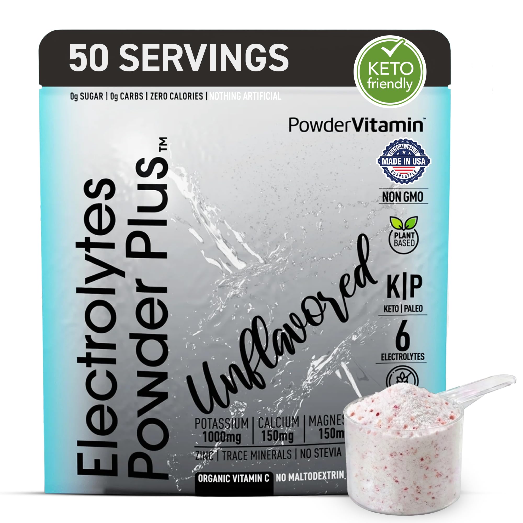 Amazon.com: PowderVitamin Electrolytes Powder Plus - 50 Servings
